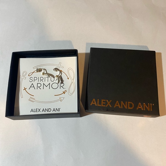 Alex and Ani horn earrings - Picture 2 of 4